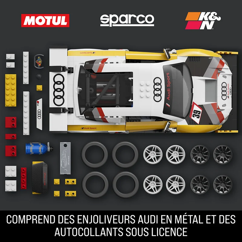 Brick Shop Hot Wheels Elite - '15 Audi R8 LMS