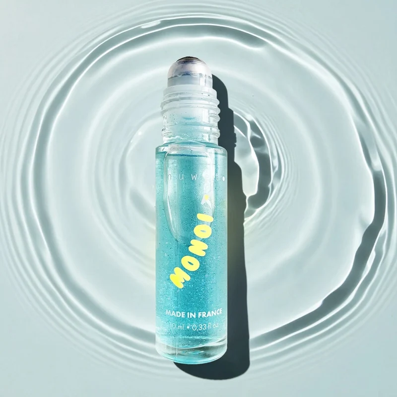Parfum "Roll on" pailleté - Monoï
