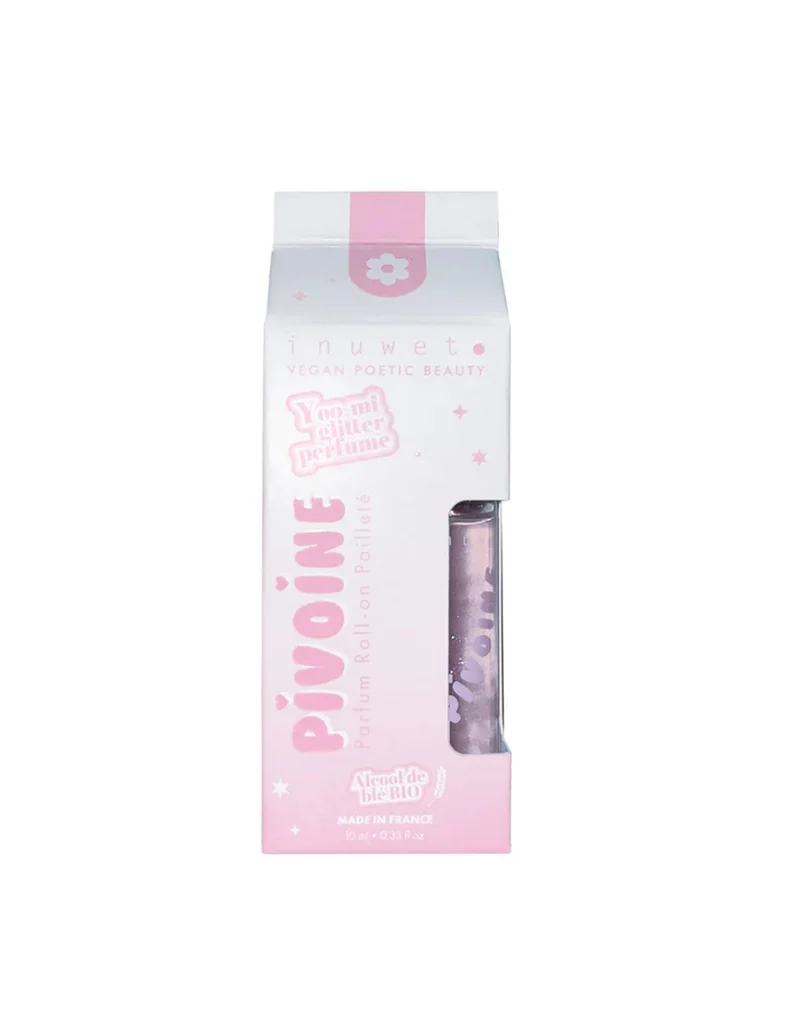 Parfum "Roll on" pailleté - Pivoine