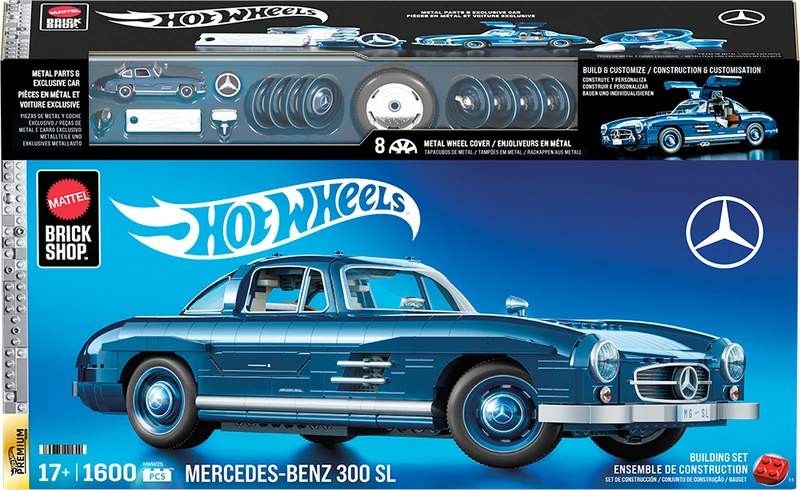 Brick Shop Hot Wheels Premium Mercedes Benz 300SL