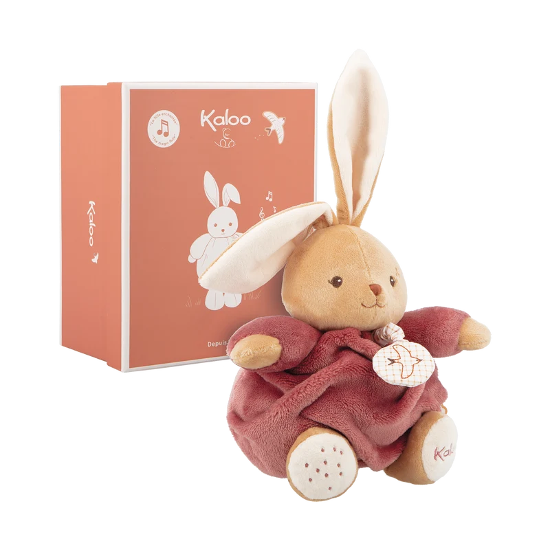 Kaloo Lapin musical Rose foncée