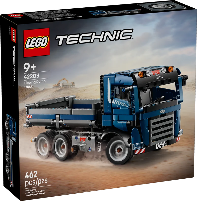 Le camion à benne basculante