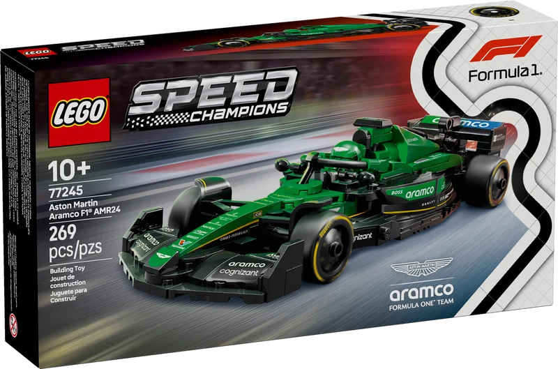 Voiture de course Aston Martin Aramco F1® AMR24