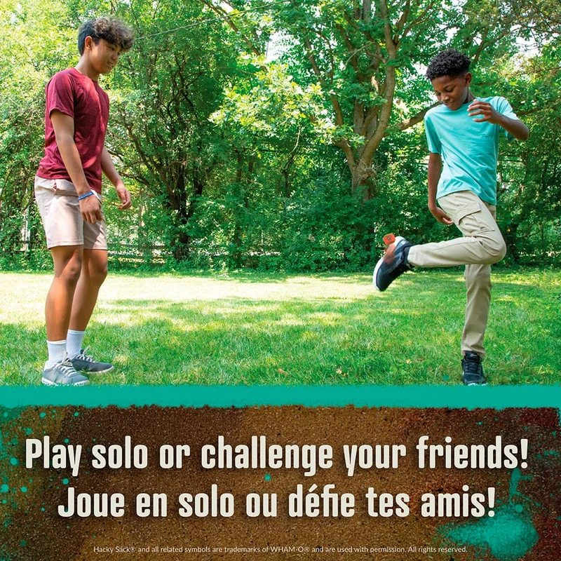 Balle de Aki Hacky Sack - L'original (couleurs variables)