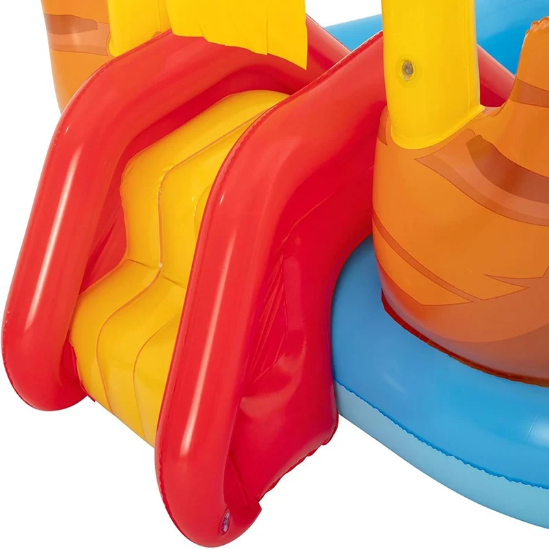 SlidePool: Piscine Gonflable pour Enfants avec Toboggan et Accessoires
