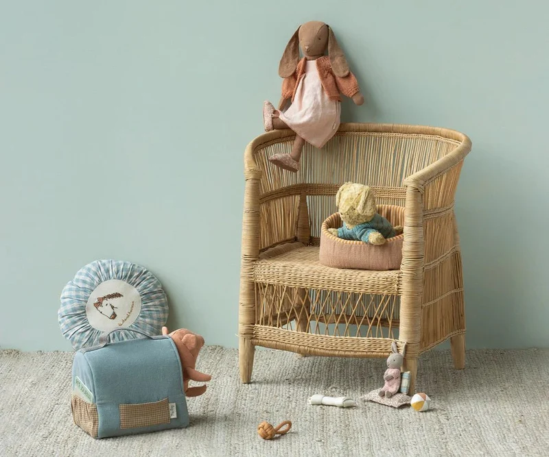 Accessoire Chiot, Petit, Pull Tricoté - Bleu Poudré