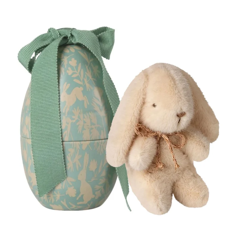 Œuf De Pâques & Peluche Lapin Menthe, Mini