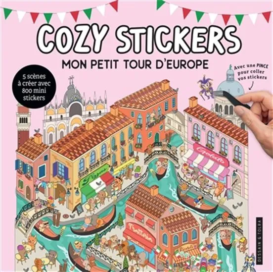 Cozy stickers-Mon petit tour d'Europe