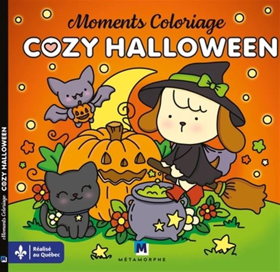 Moments coloriage: cozy Halloween