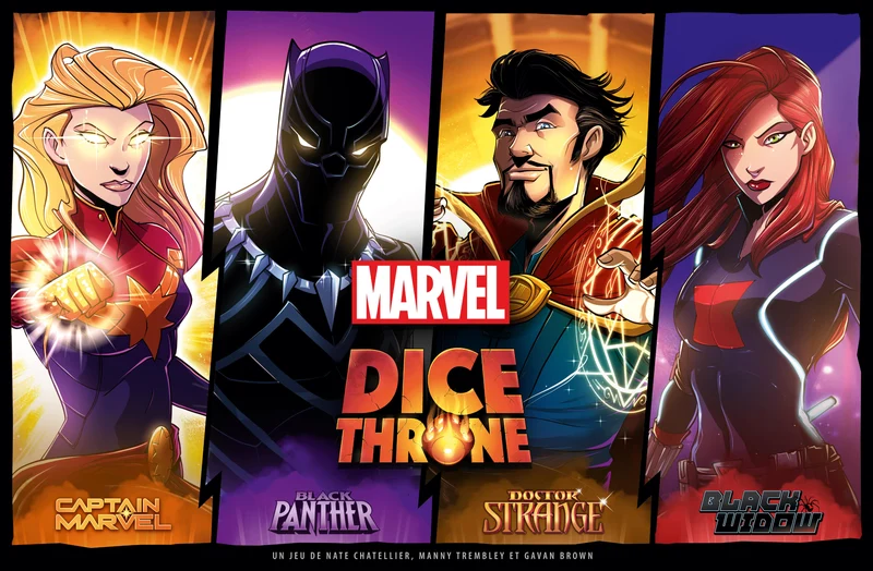 Marvel Dice Throne: Captain Marvel v. Black Panther v. Doctor Strange v. Black Widow