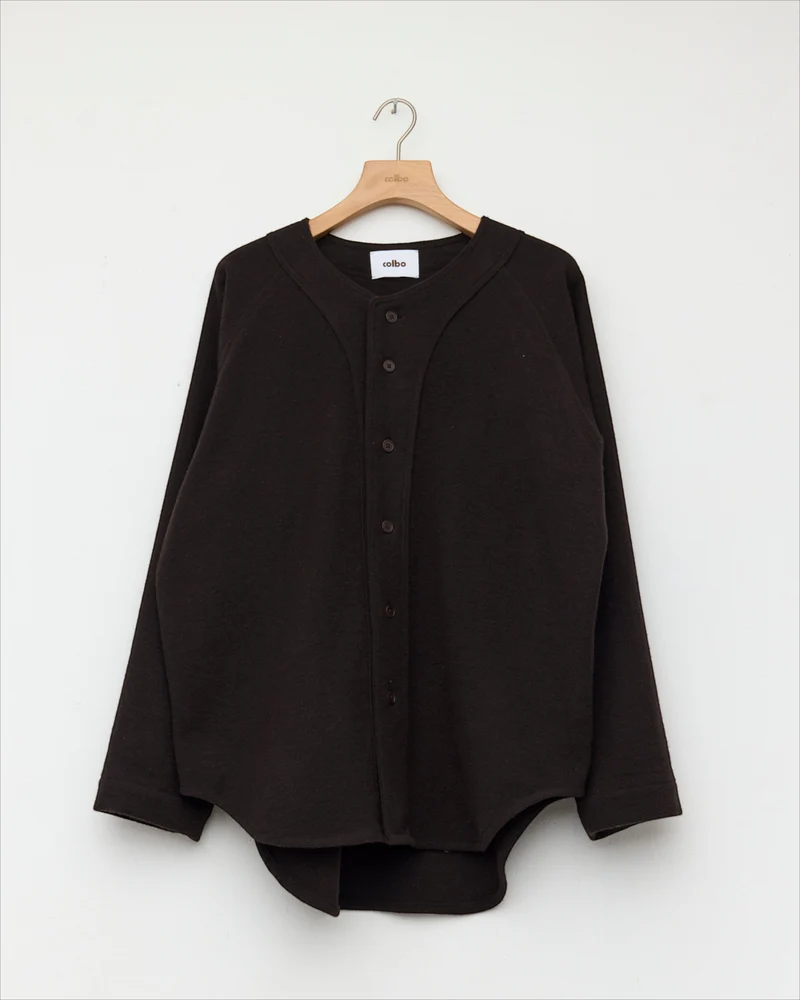 Colbo - Maille Baseball - Prune Foncé