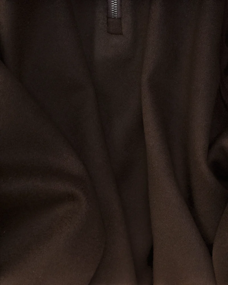 Colbo - Pull demi-zip - Marron
