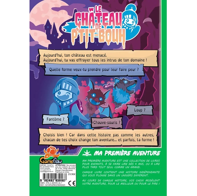 Ma première aventure : Le château de p'tit bouh
