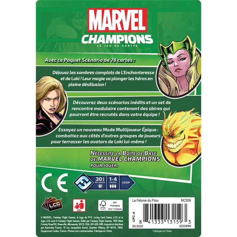 Marvel Champions La Félonie du Filou (scénario)
