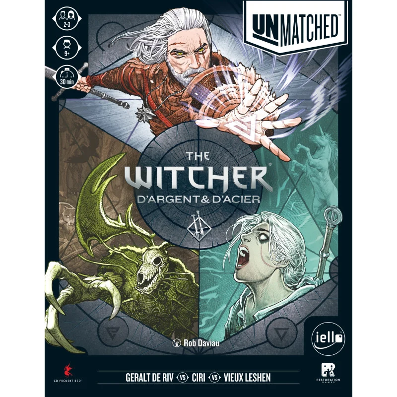 Unmatched The Witcher D'Argent et d'acier