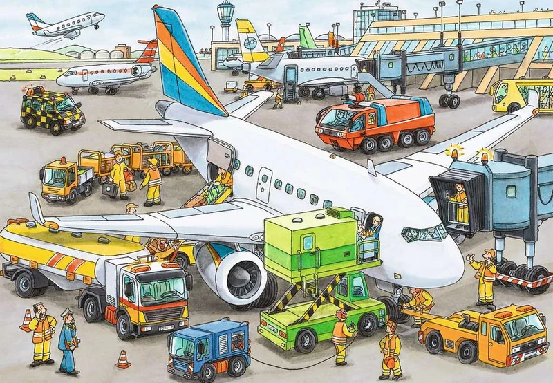 L'aéroport | Busy Airport (35 pcs)
