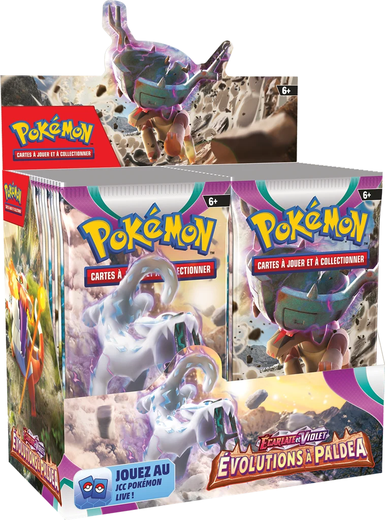 Pokemon display évolutions à Paldea EV02 - FR
