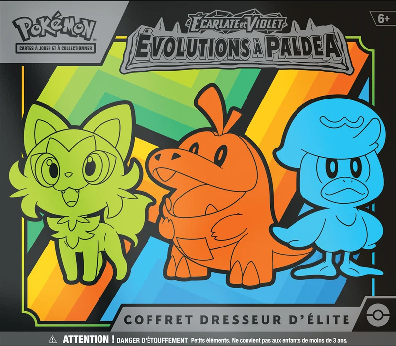 Pokemon Coffret Evolutions à Paldea Dresseur d'Elite ETB EV02