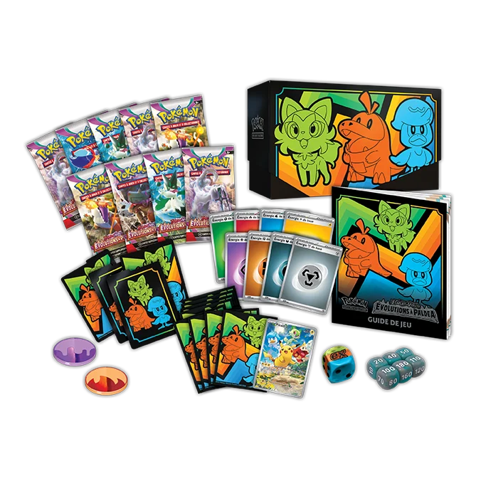 Pokemon Coffret Evolutions à Paldea Dresseur d'Elite ETB EV02