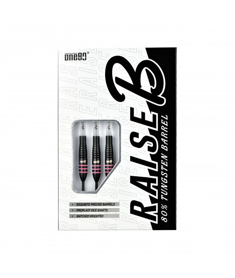 Fléchettes 80% Nickel Tungstène - Raise B - Rose