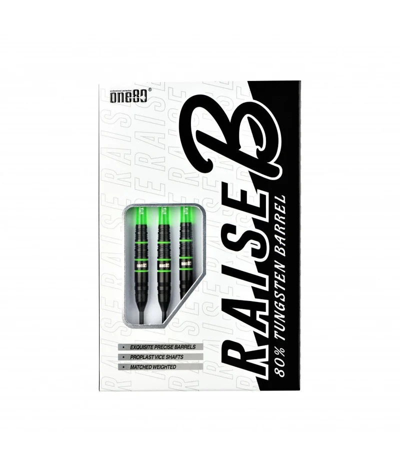 Fléchettes 80% Nickel Tungstène - Raise B - Vert