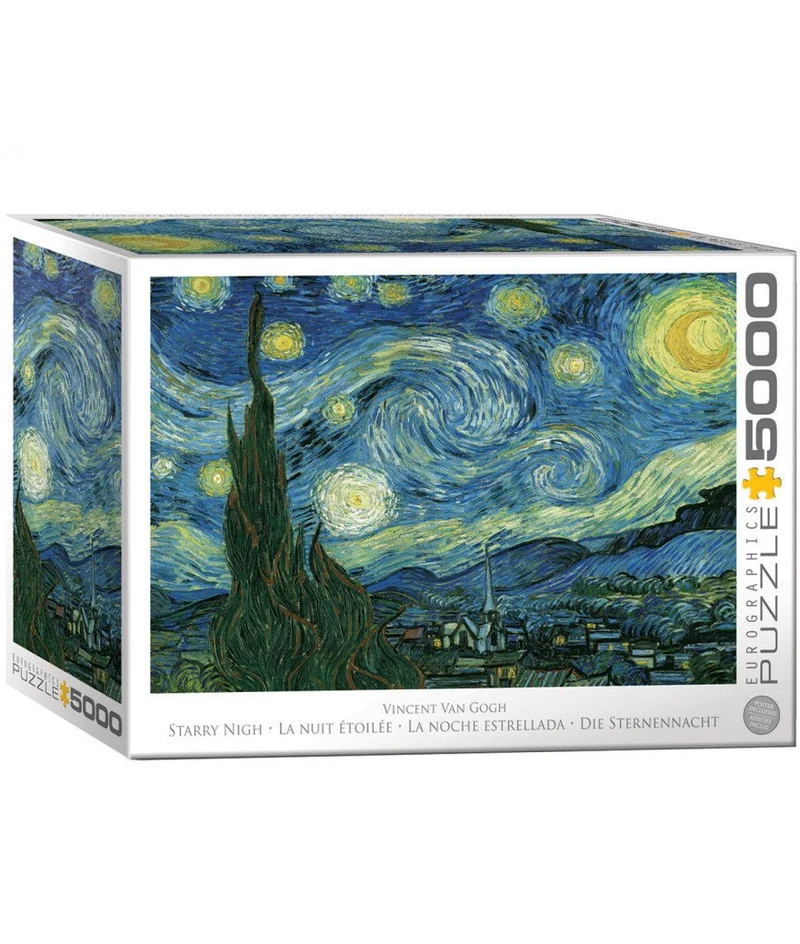 Puzzle Eurographics - 5000 p - La Nuit étoilée - Vincent Van Gogh