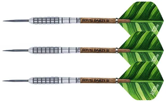 Fléchettes Green Line 80% tungstene - Victory - Royal Darts