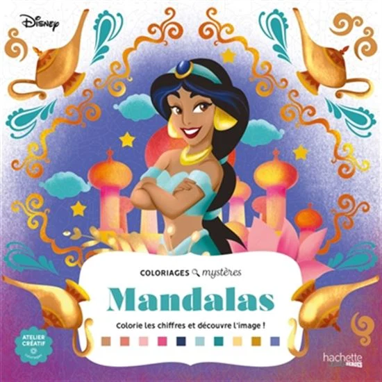 Coloriages mystères Disney: Mandalas