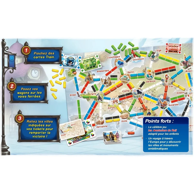 Aventuriers du Rail : Pr. Voyage Europe (FR-EN)