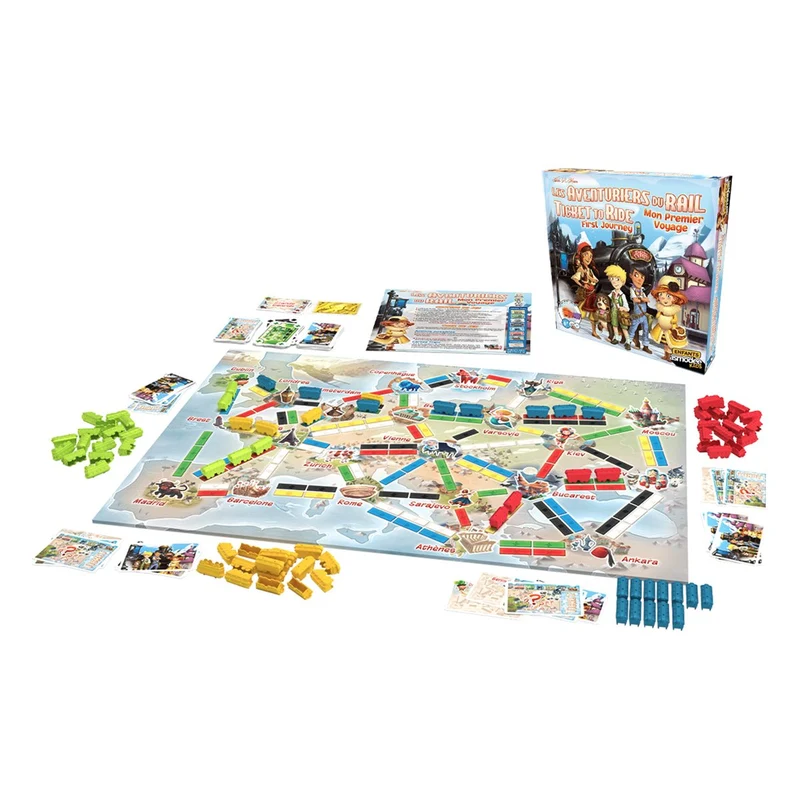 Aventuriers du Rail : Pr. Voyage Europe (FR-EN)