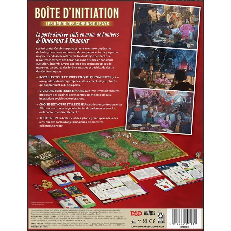 Dungeons & Dragons - Boîte d'Initiation - Les Héros Des Confins Du Pays