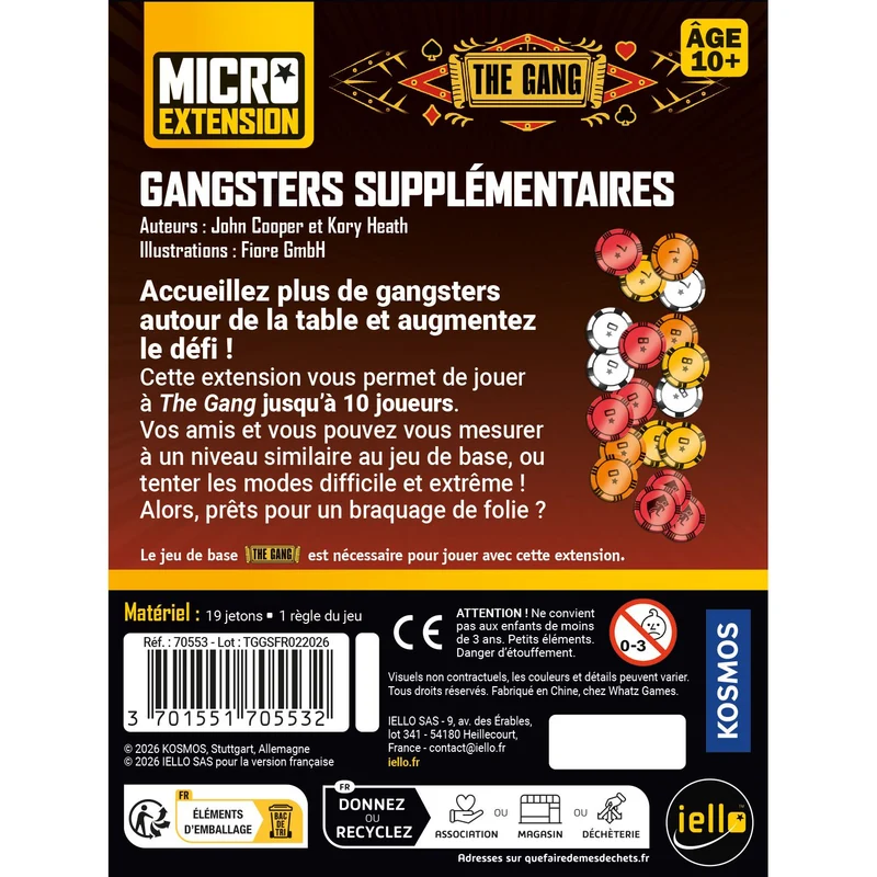 The Gang : Gangsters Supplémentaires (Mini Extension)