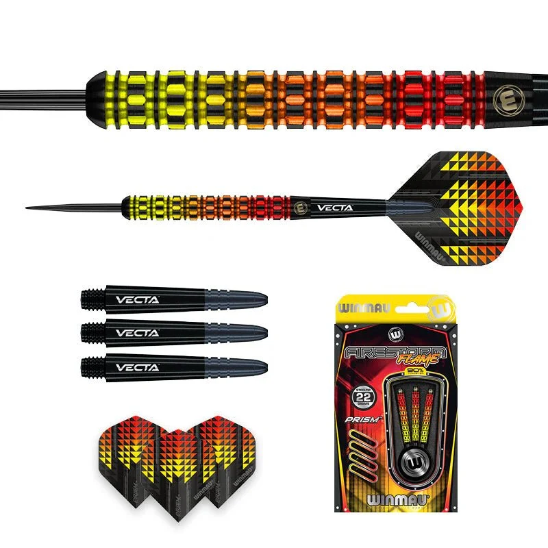 Fléchettes 90% Tungstène - Firestorm Flame - Winmau
