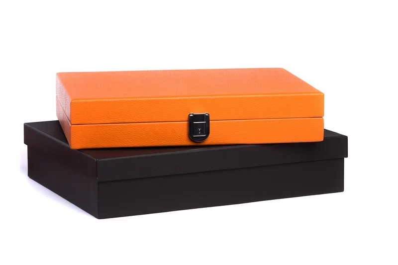 Backgammon Hector Saxe - Buffle Orange - Moyen