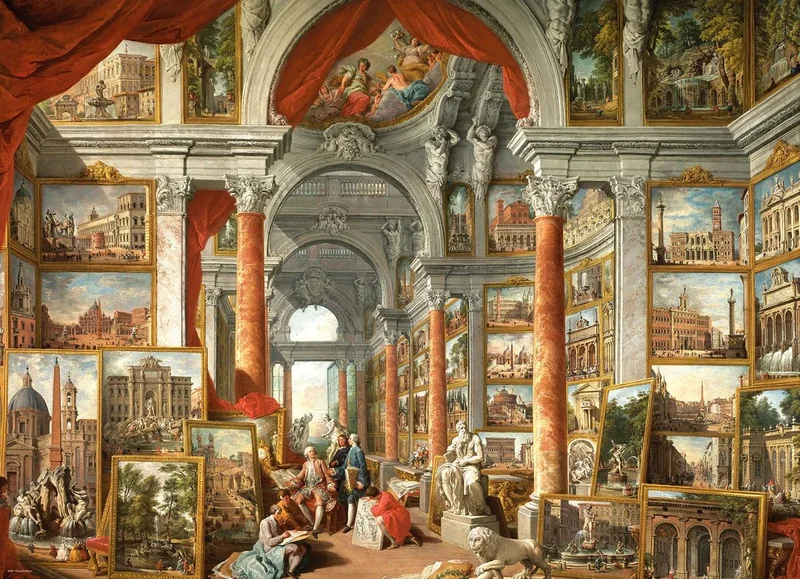 Puzzle Eurographics - 1000 p - Gallerie de la Rome Antique - Panini