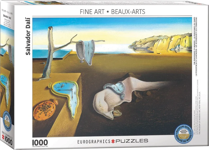 Puzzle Eurographics - 1000 p - La persistance du temps - Dali