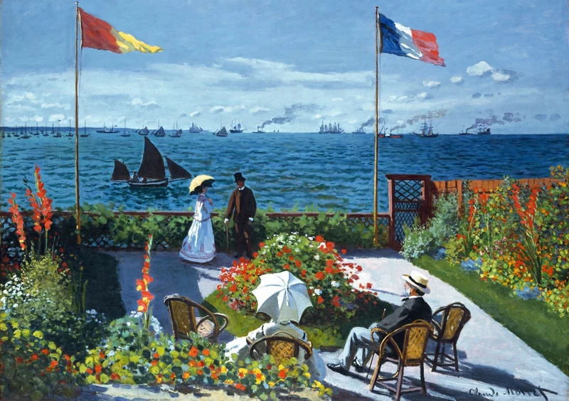 Puzzle MW - 100 p - Terrasse à Sainte-Adresse - Claude Monet