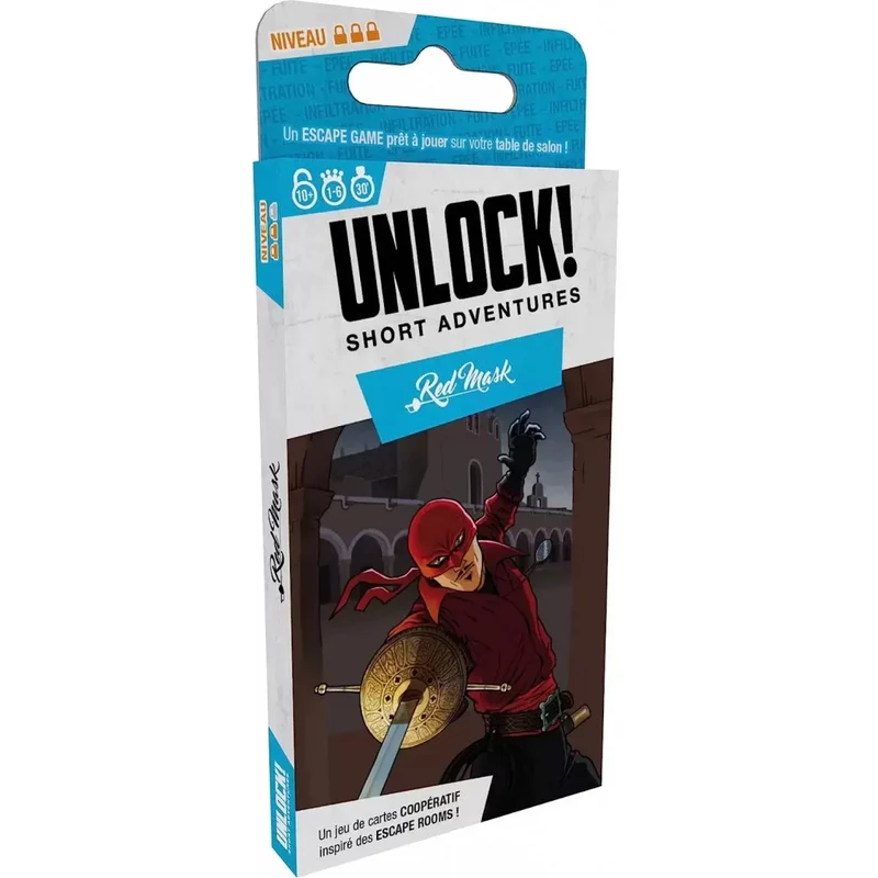 Unlock Short Adv Red Mask