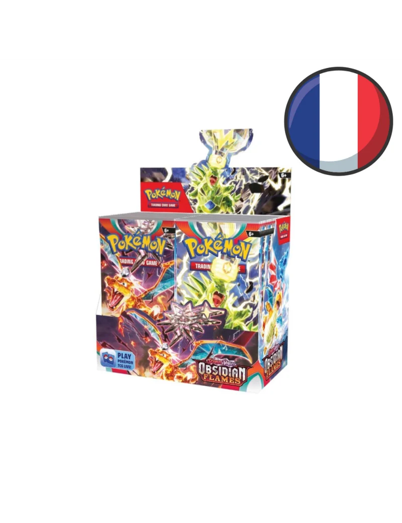 Pokemon display Flamme obsidienne EV03