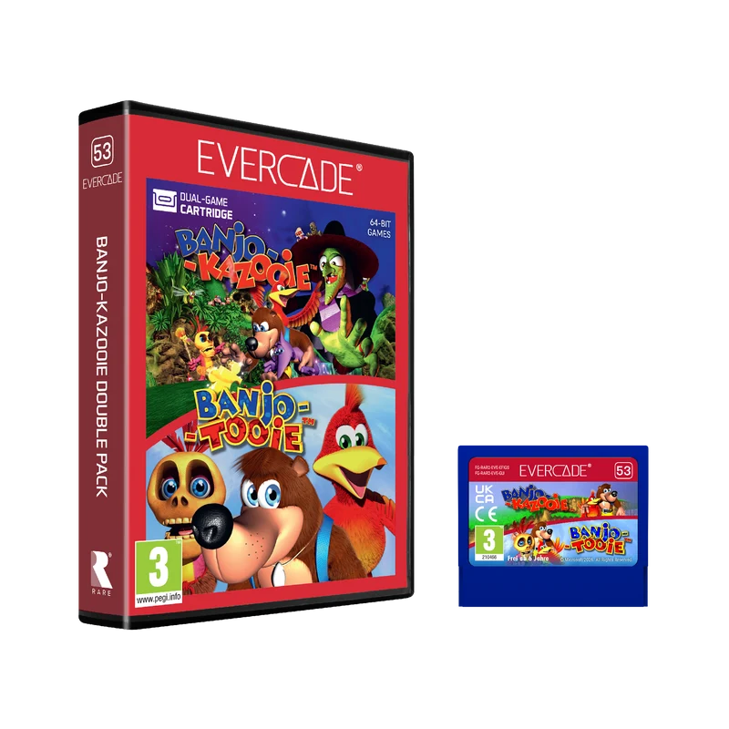 Blaze Evercade - Banjo-Kazooie Double Pack - Cartouche n°53