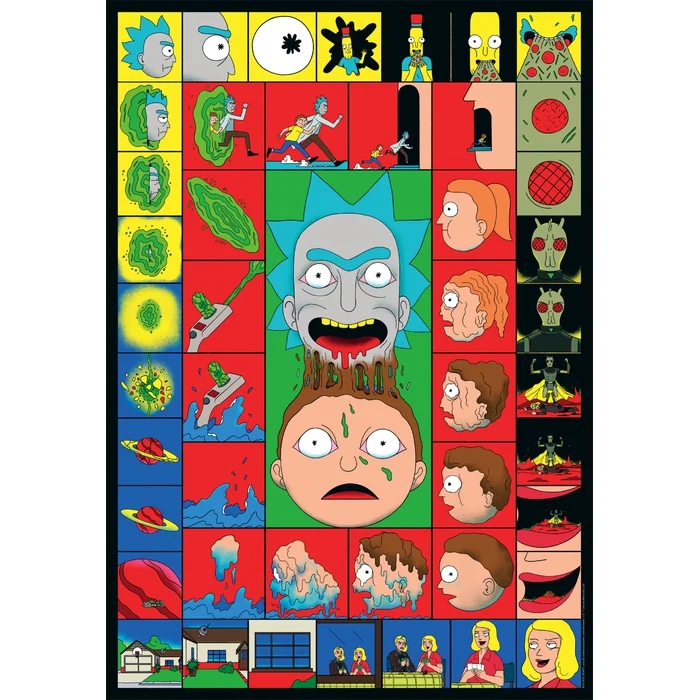 RICK & MORTY - 1000 pièces