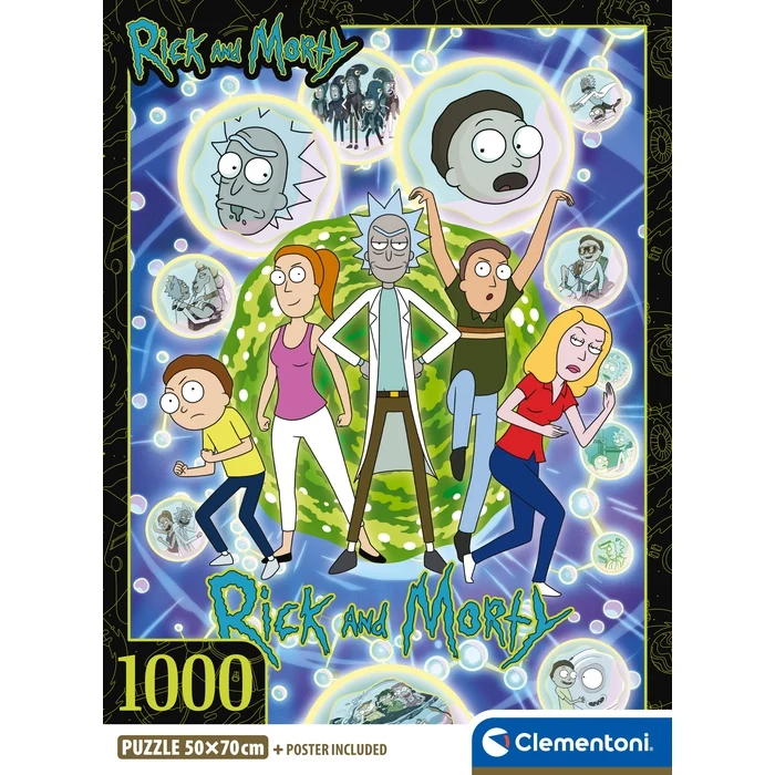 RICK & MORTY - 1000 pièces