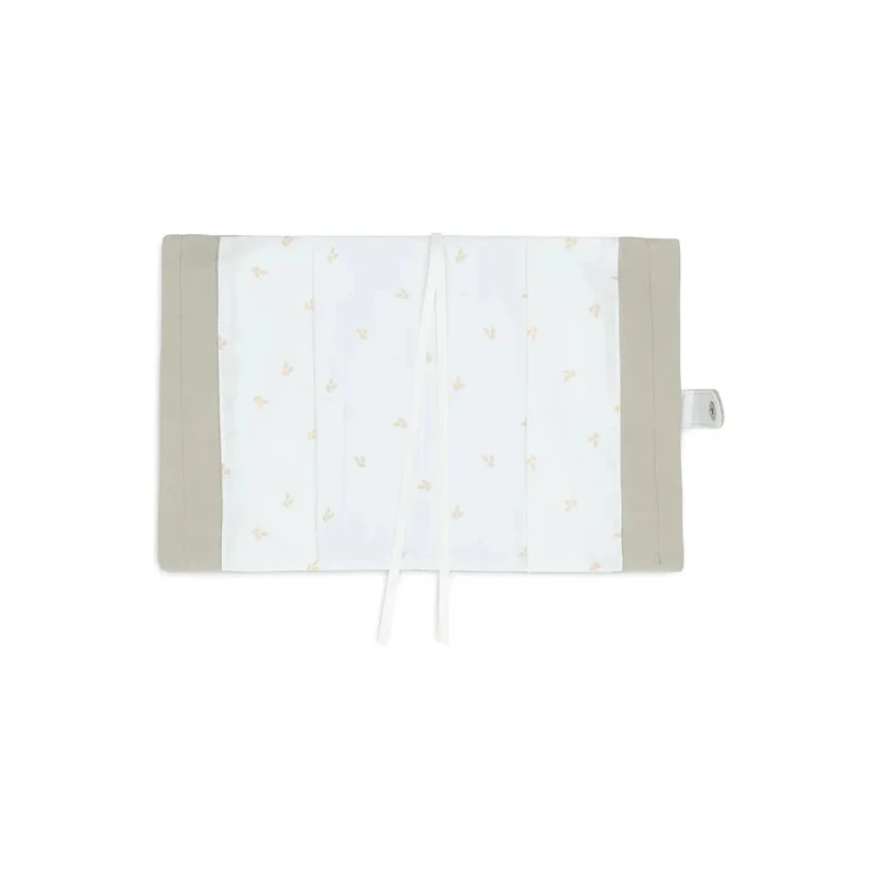Protège carnet de santé gaze de coton- Olive green