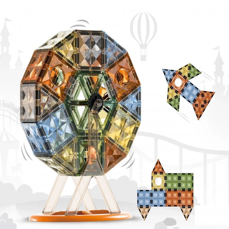 MagneticTile 55 Blocs : Blocs de Construction Magnétiques
