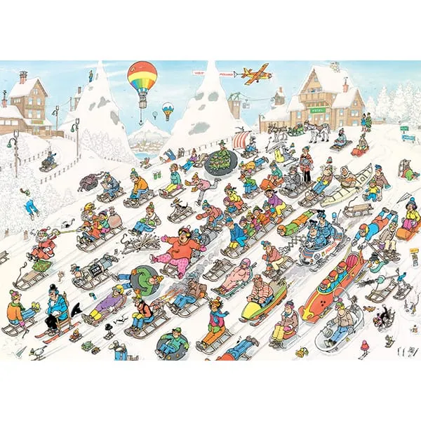 Descente effrénée à la montagne, JvH (1000pcs)