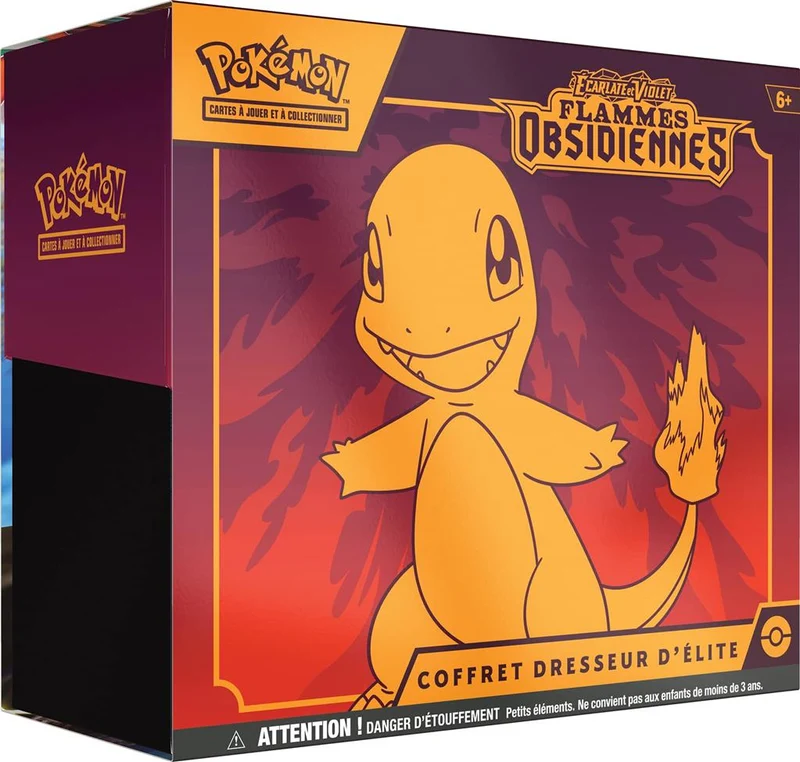 Pokemon Coffret dresseur d'élite Flamme obsidienne ETB EV03