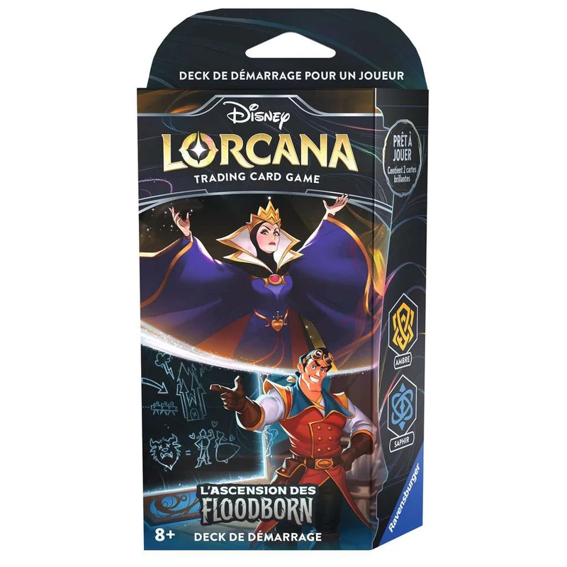 Lorcana S2 Deck démarrage Reine/Gaston Ambre/Saphir