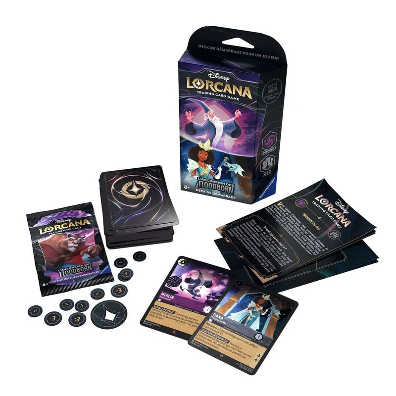 Lorcana S2 Starter Deck Merlin/ Tiana Violet/Gris