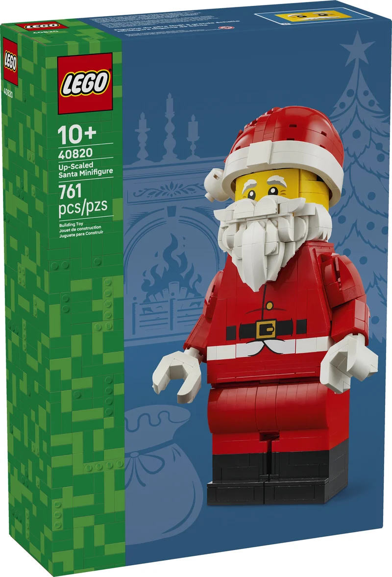 Figurine du père Noël à grande échelle