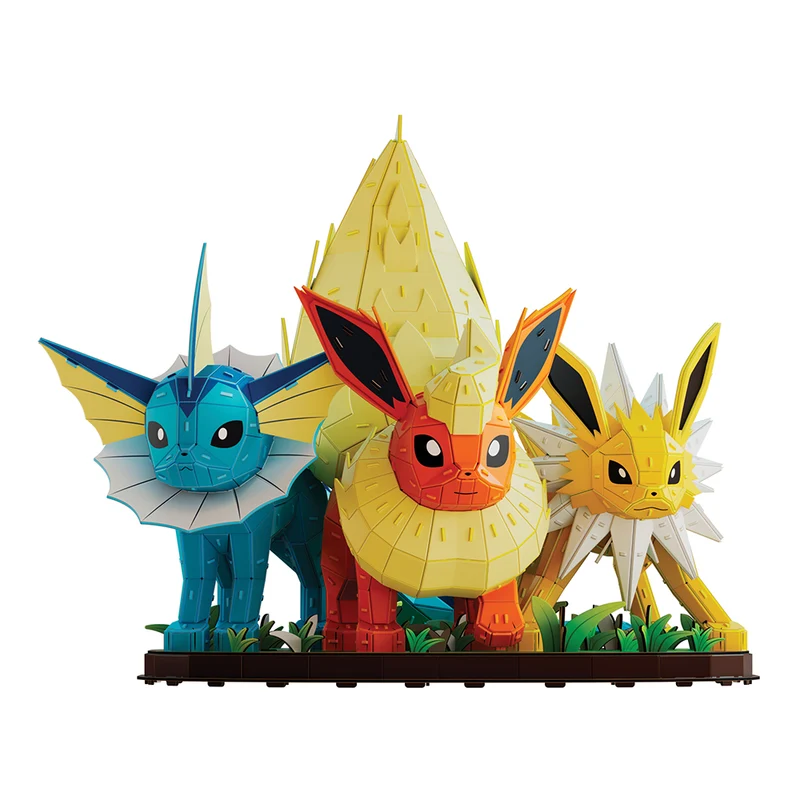 4D Build - Pokémon - Évoli trio d'évolution